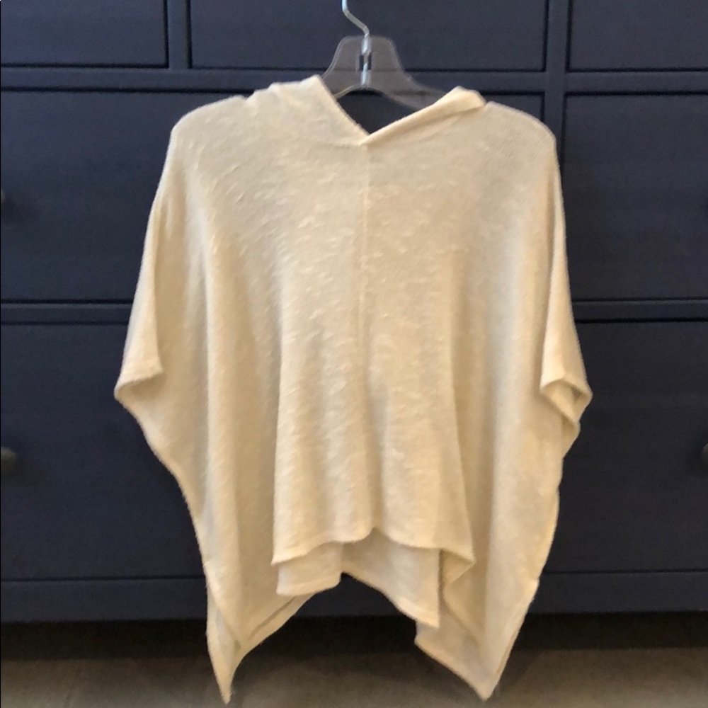 Abercrombie Girls hooded poncho top.